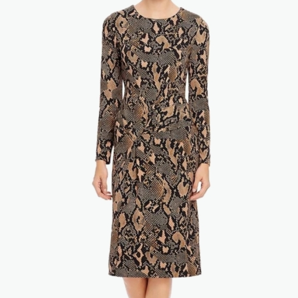 Donna Karan Snakeprint Dress - Picture 4 of 6